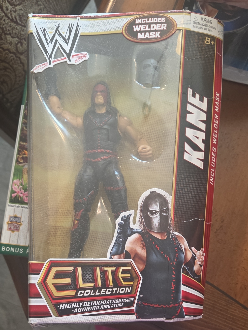 WWE Kane Action Figure - Black & Red with Welder Mask